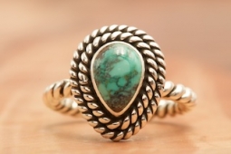 Manassa Turquoise Sterling Silver Ring